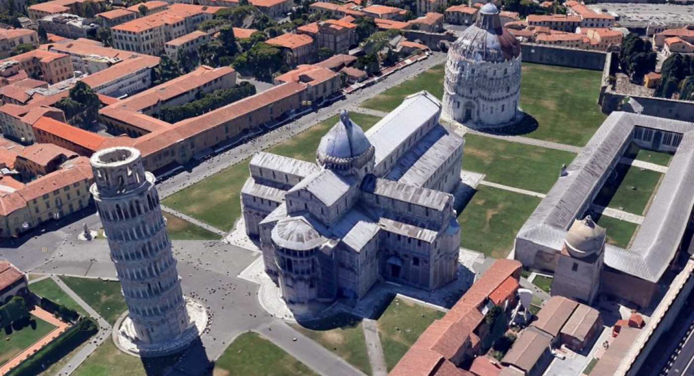 Pisa with its Leaning Tower LIVE Virtual Tour
